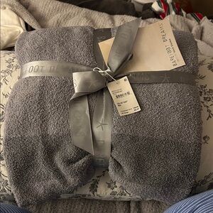 Barefoot Dreams Charcoal Blanket